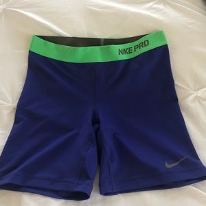 Nike pro combat biker compression shorts size M